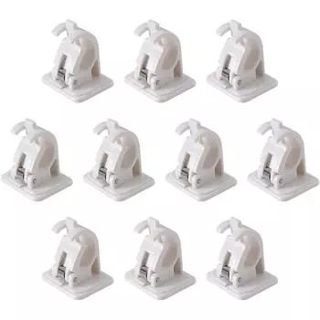 10шт держатель для удочки, настенный кронштейн для удочки, самоклеящийся органайзер для хранения удочки для гаража, стены, потолка, подставка для удочки