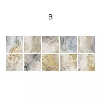 10шт DIY Decro самоклеящиеся водонепроницаемые мраморные кристаллические пленки на стену, плитка, наклейки C