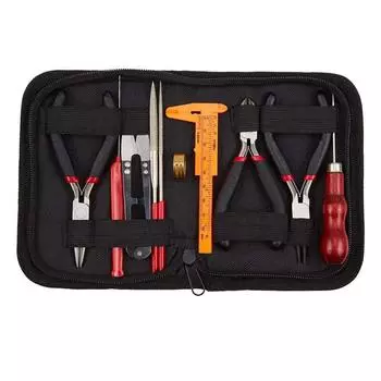 10шт Diy ручной ювелирный инструмент плоскогубцы комбинированный набор инструментов для изготовления ювелирных изделий