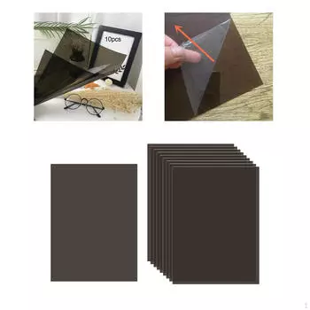 10шт DIY трафарет художественный лист, прозрачные листы ПВХ, полупрозрачный лист