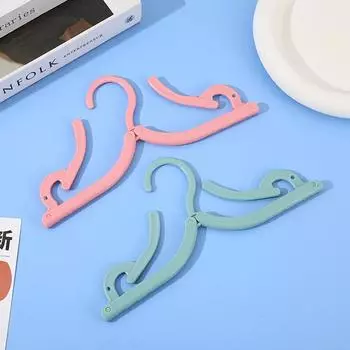 10шт дорожная вешалка складная вешалка красочная портативная вешалка для путешествий и домашнего использования подходит для детской одежды