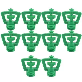 10шт G1/2 наружная резьба 360 градусов вращающийся спринклер для полива сада газона принадлежности