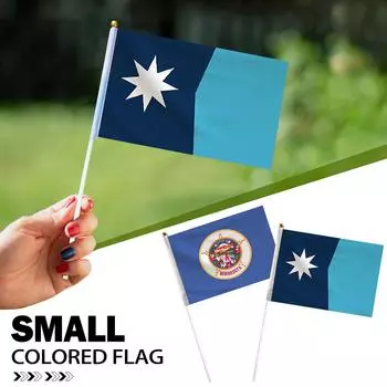 10шт Государственный флаг США Государственный флаг Миннесоты One Size