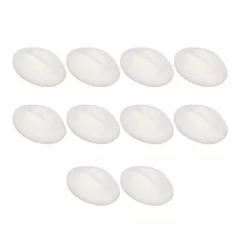 10шт. губы для практики татуировки, открытый рот, силиконовые 3D-поддельные губы для полуперманентной татуировки, обучение, полу