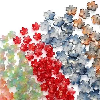 10шт хрустальные бусины цветок свободные бусины-разделители для изготовления ювелирных изделий DIY браслет ожерелье 11mm розовый