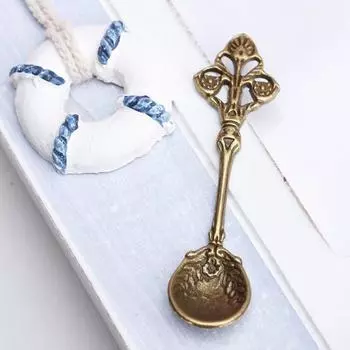 10шт ложка подвеска ожерелье браслет кулон бронзового тона