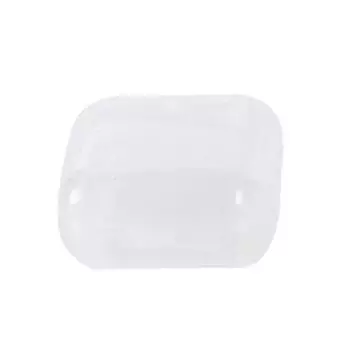 10шт мини-ящик для хранения прозрачный квадратный пластиковый ящик пустой футляр для ювелирных изделий 3.5 * 3.5 * 2cm