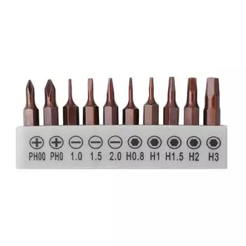 10шт. Отвертки с шестигранным хвостовиком 4 мм. Ручные инструменты с шестигранной головкой.