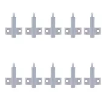 10шт пластиковый демпферный буфер мягкого закрытия демпферные буферы для бесшумного доводчика двери шкафа