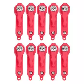 10шт рыболовный зажим для даунриггера пластиковый регулируемый зажим для лески аутригера для глубоководного тролля