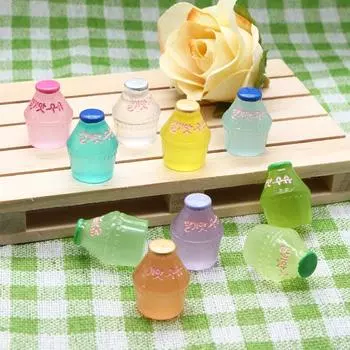 10шт светящиеся полупрозрачные мини-бутылки DIY ювелирные изделия трехмерные украшения 10Pcs