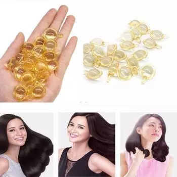 10шт сыворотка для волос кератин комплекс масло волосы волосы витамин капсула гладкая шелковистая