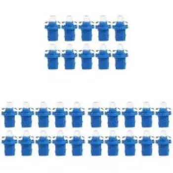 10шт T5 B8.5D светодиодный автомобильный светильник, автоматические лампочки на приборной панели, приборная панель (синий)