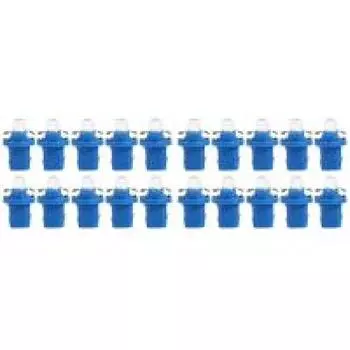 10шт T5 B8.5D светодиодный автомобильный светильник, автоматические лампочки на приборной панели, приборная панель (синий)