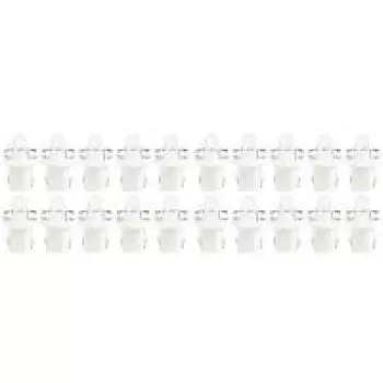 10шт T5 B8.5D светодиодный автомобильный светильник, автоматические лампочки на приборной панели, приборная панель (белый)