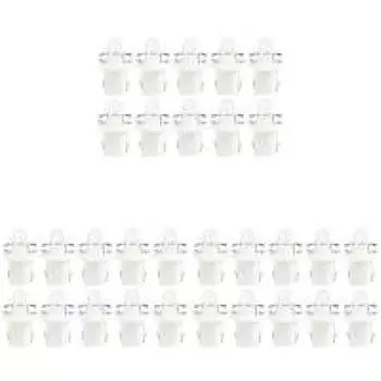 10шт T5 B8.5D светодиодный автомобильный светильник, автоматические лампочки на приборной панели, приборная панель (белый)