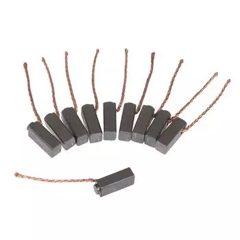 10шт угольная щетка 5*6*14 мм угольная щетка для двигателя постоянного тока графитовая угольная щетка