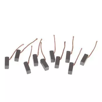 10шт угольная щетка 5*6*14 мм угольная щетка для двигателя постоянного тока графитовая угольная щетка
