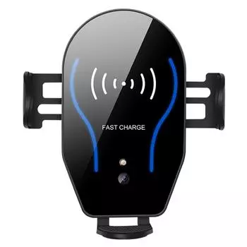 10W Mobile Phone Car Wireless Charger AutoClamping Phone Fast Charging Mount Holder