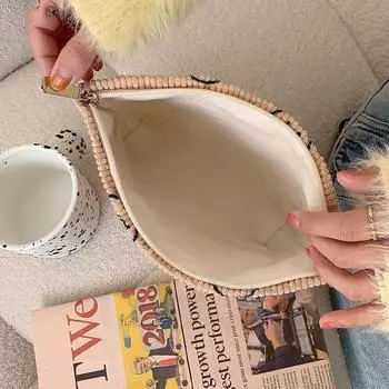 10x6,3x2,6 дюйма(27x16x6,5 см) Вельветовая косметичка с изображением улыбающегося лица, косметичка Dots, дорожная косметичка, дорожная косметичка Aest покинуть белый