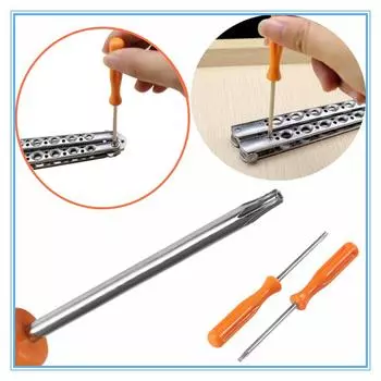 10X 100 мм Torx T8 T10 нержавеющая сталь отвертка безопасности инструмент для Xbox 360/PS3/PS4 отверстие для защиты от несанкционированного доступа контроллер инструменты для ремонта