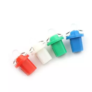 10X ампульный светодиод Compteur Tableau De Bord B8-5D B8.5D T5 с поддержкой белого цвета, 12 В