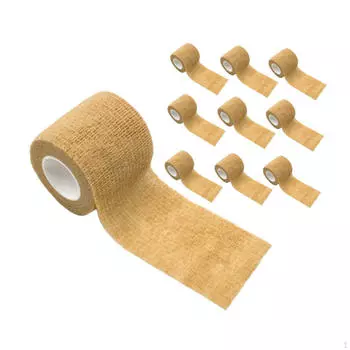 10x атлетическая спортивная лента, поддерживающая липкая повязка для запястья, виды спорта чёрный