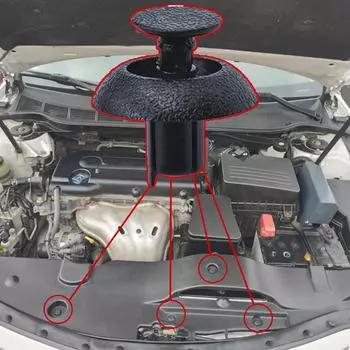 10x Автомобильная панель бампера брызговики крышка фиксированный зажим заклепка для Toyota Camry XV40 XV50 2006 2007 2008 2009 2010 2011 - 2017