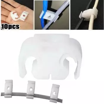 10X автомобильных тормозных шлангов, крепежи для труб, двойной зажим, зажим для тормозного троса для OCTAVIA, для LUPO SHARAN, фиксированный зажим для труб CHINA