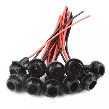 10X автомобильный клиновидный патрон для лампочки, удлинитель, светодиодная лампа 168 194 2825 912 921 Вт, 5 Вт, патрон для лампы CHINA