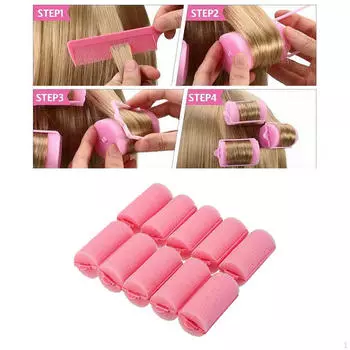 10x бигуди для волос, аксессуары для укладки, профессиональный инструмент для макияжа, зажимы для завивки для женщин