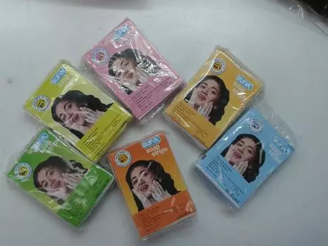 10x Бумажное мыло Bufin Бумажное мыло 100 полосок Ароматизированный набор