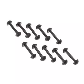 10X для Motu Leg Band Vintage Figures Сменные соединители клипсы черные резиновые сменные соединители для ног чёрный