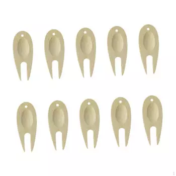 10x Golf Divot Repair Tool Pitch Mark Fork Multifunctional Putting Green for