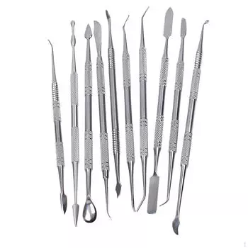 10x инструменты для моделирования, глины, керамики, керамики, скульптуры, мыла, 10 шт.