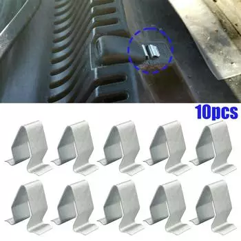 10x клипсы для крепления накладок на дверные полосы автомобиля, заклепки для фиксатора багажника автомобиля VW Seat, металлический зажим 4B0867276A, НОВЫЙ