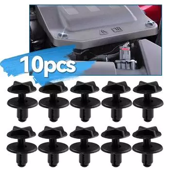 10X клипсы для крышки аккумулятора автомобиля, подходят для отверстия 9 мм для Range Rover Land Rover