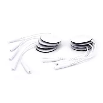 10X Круглая Замена Для Массажера Tens Units Электродные Подушечки Терапевтическая Машина