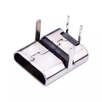 10X Micro Usb 2Pin 90 градусов B Тип гнездовой разъем для мобильного телефона