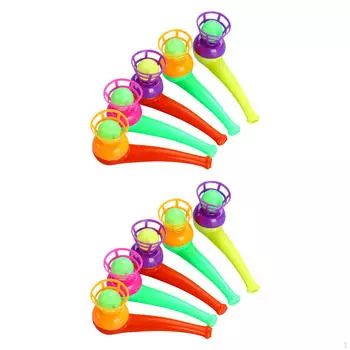 10x ностальгический подарок поплавок трубка шарики игра игрушка возврат балансировка выдувание