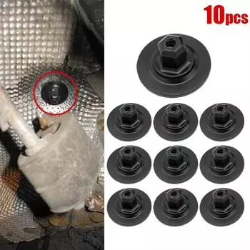 10x новых защитных крышек для днища кузова, гаек для крепления винтов для VW, держателей винтов, теплоизоляционных подушек, заклепок, фиксаторов