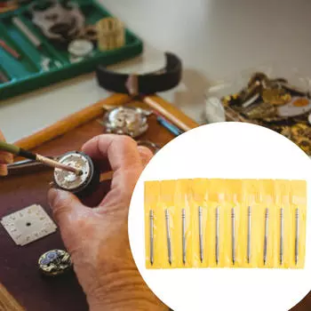 10x пробойников для часового механизма, профессиональный инструмент для ювелирных изделий, простой в использовании, для ремонта деталей