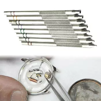 10x пробойников для ремонта часов, деталей, технического обслуживания, механических часов, цифровой электроники