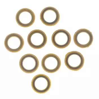 10X Прокладка шайбы для сливной пробки смазочного масла коробки передач 26-830749 для моторной лодки Mercury Marine/Mercruiser