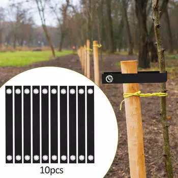 10x ремней для крепления деревьев, нейлоновые ветрозащитные, простые в использовании и установке