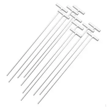 10x T-образных ворот для входа голубей, проволочная ловушка для ловли птиц, дверная перекладина для газона с клетками для птиц