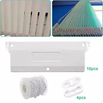 10x вкладок для ремонта вертикальных жалюзи, портативный шнур для цепочки из бисера «сделай сам» для учебы