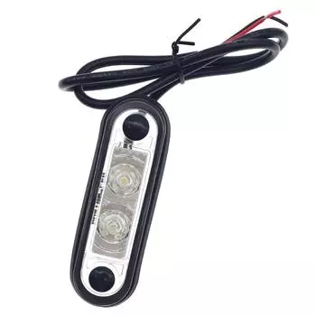 10x водонепроницаемые светодиодные боковые габаритные фонари 12/24 В, габаритные фонари заднего заднего тормоза, указатели поворота, грузовой автомобиль, прицеп, трактор, фургон, автобус