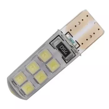 10X ксеноновые белые лампы T10 W5W 12-Smd 2835 Led Canbus Error Free Silica Light Lamp Kit