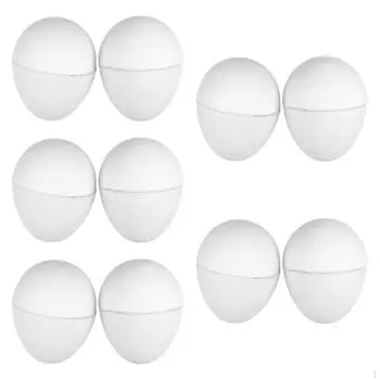 10x Яйца из папье-маше Пустые пасхальные игры для рисования Художественные принадлежности для творчества Заполняемые